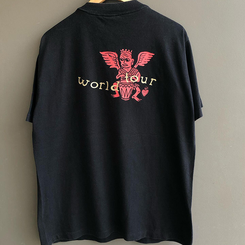 美潮宽松复古Santana乐队ins潮牌Cityboy短袖oversize男女情侣T恤,淘宝优惠券,粉丝福利购,淘宝优惠卷