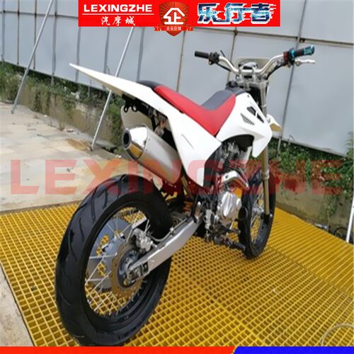 CQR150 250越野摩托车改装前后17寸轮毂车圈铝合金轮网滑胎公路胎 - 图3