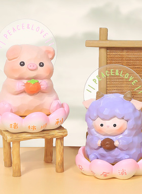 Joyful lotus small ornaments, tranquil Buddha style office