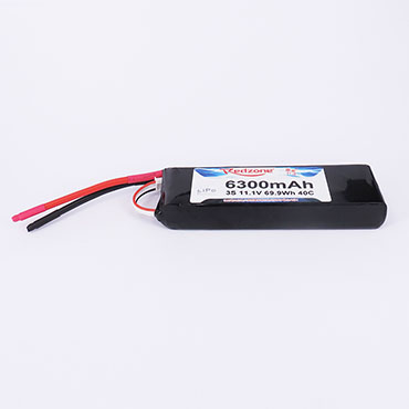 富力电池 lipo 3S 40C 6300mAh 11.1V锂电池航模遥控大X大脚车-图2