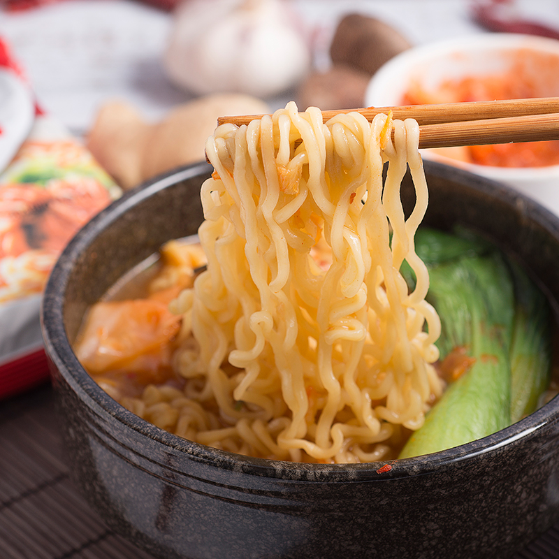 整箱50袋农心辛拉面香菇牛肉拉面餐饮无料包年糕火锅面饼方便面-图1