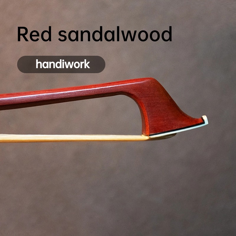 VM考级大提琴弓专业手工大提琴琴弓成人4/4儿童1/8型号全 纯马尾 - 图3