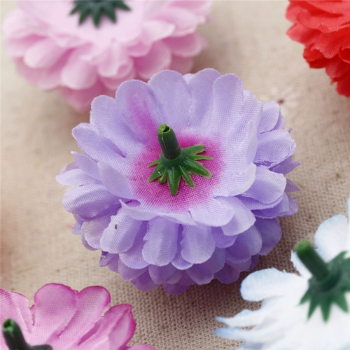 Симуляция тысячелетия мяч хризантемы шелк головы цветочни