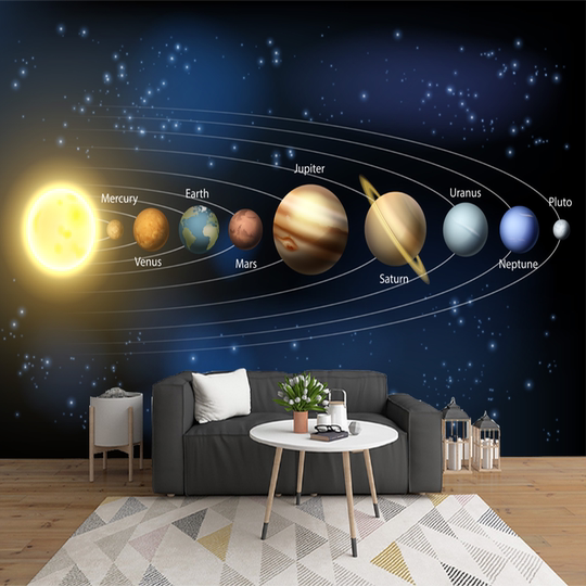 Водонепроницаемые самоклеящиеся обои для спальни, спальни, звездного неба