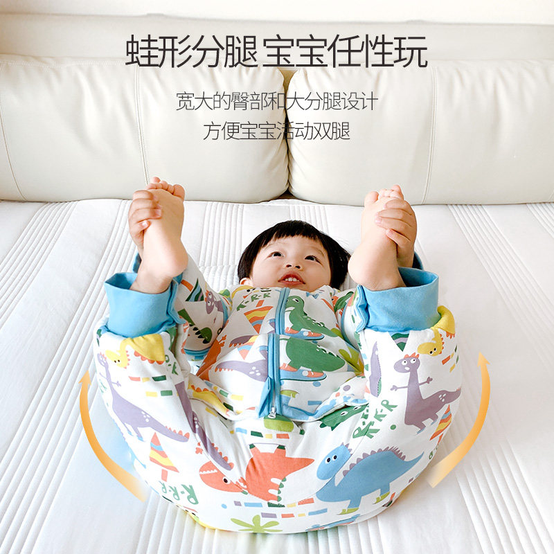 新生儿童防踢被分腿宝宝睡袋婴儿睡袋春秋冬季恒温纯棉四季通用款,淘宝优惠券,粉丝福利购,淘宝优惠卷