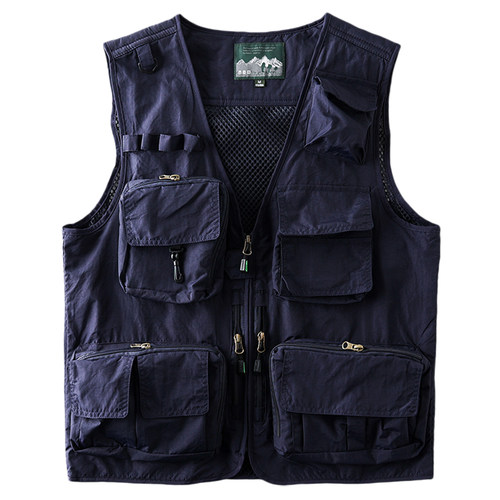 廉航神器钓鱼马甲男户外登山机能路亚多功能口袋战术工装摄影背心 - 图3