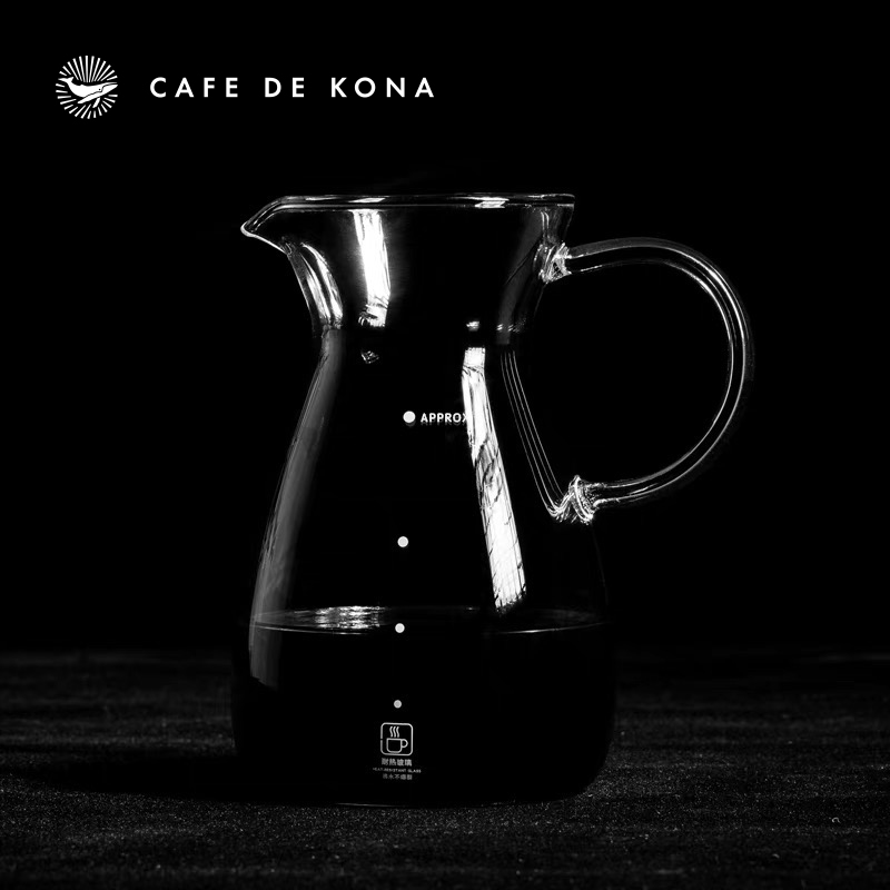 CAFEDE KONA咖啡分享壶 家用耐热玻璃日式可爱壶 滴漏式咖啡器具 - 图0