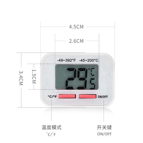 CAFEDEKONA电子温度计 手冲咖啡 食品 拉花杯挂式测温 大屏速显 - 图1