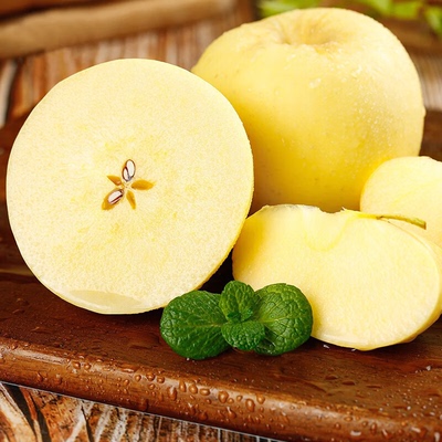 黄金维纳斯苹果新鲜采摘红富士苹果水果甄选好果整箱包邮