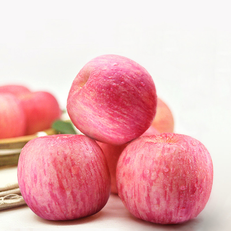 正宗洛川红富士苹果一级果新鲜水果苹果24枚大果礼盒装整箱包邮,淘宝优惠券,粉丝福利购,淘宝优惠卷