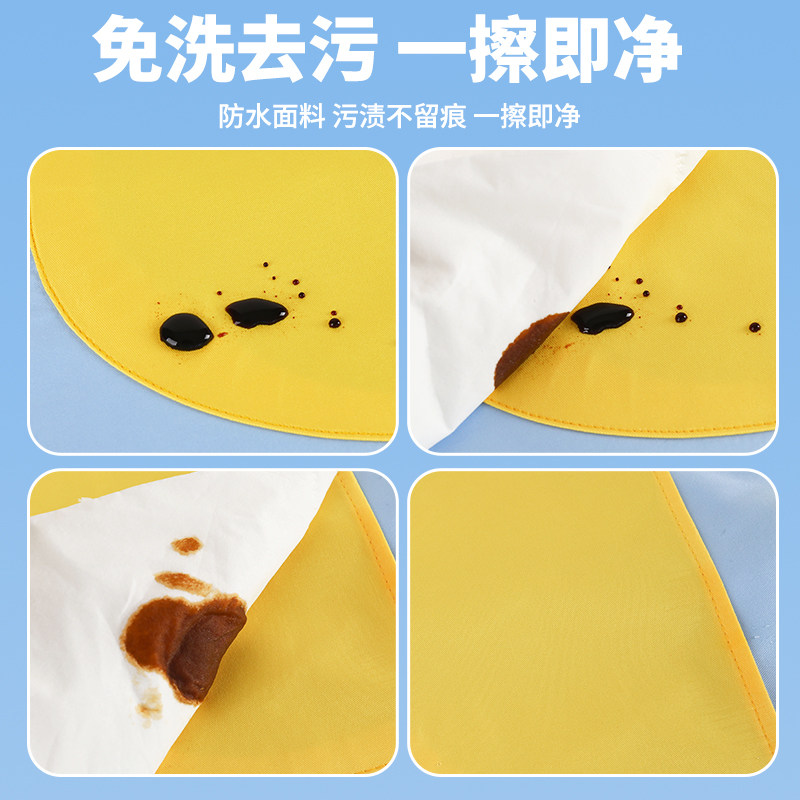 儿童画画罩衣服防水长袖幼儿园宝宝中大童围裙围兜绘画室反穿护衣,淘宝优惠券,粉丝福利购,淘宝优惠卷