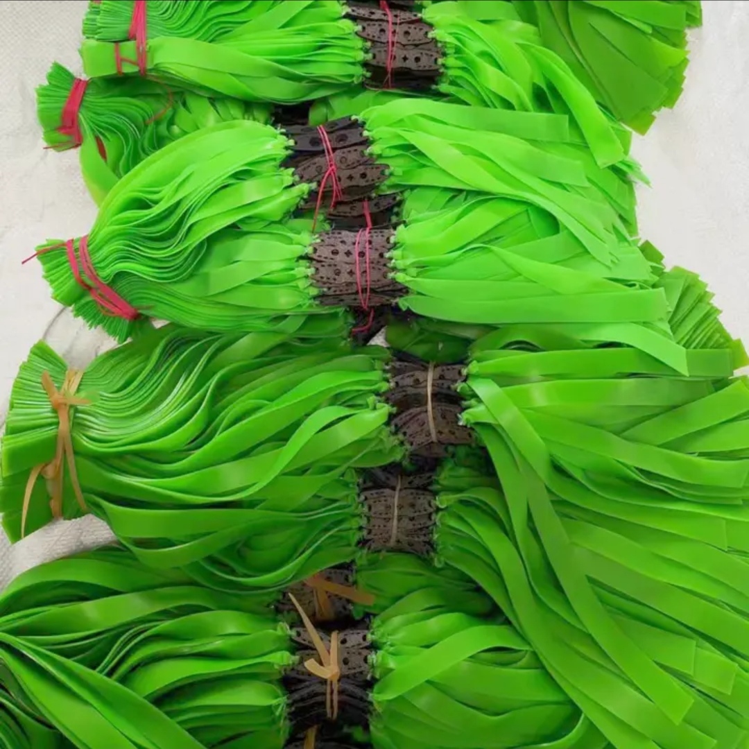 暴力绿2012锥度防冻四季通用高回弹扁皮筋耐用耐磨扁皮筋弹弓配件 - 图1