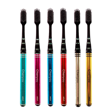 晨友细丝软毛竹炭成人家庭装10牙刷 晨友牙刷/口腔清洁工具