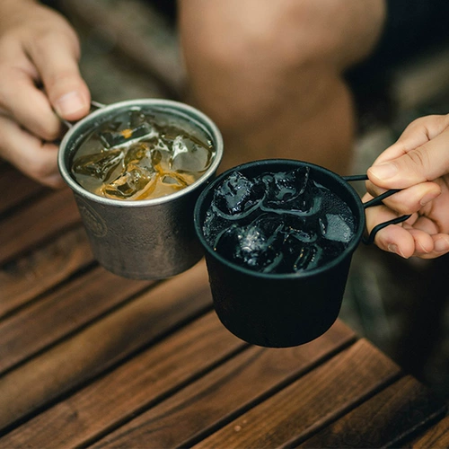 Туш Ветры тысячи ветра на открытом воздухе водяной чашки портативная снежная чашка 350 мл из нержавеющей стали кампания кофейная чашка пивной чашки