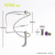 Rrskit ລົດຖີບ 3D ພິມ titanium alloy water bottle holder ultra-light road bike mountain bike hollow water cup holder 8.5g