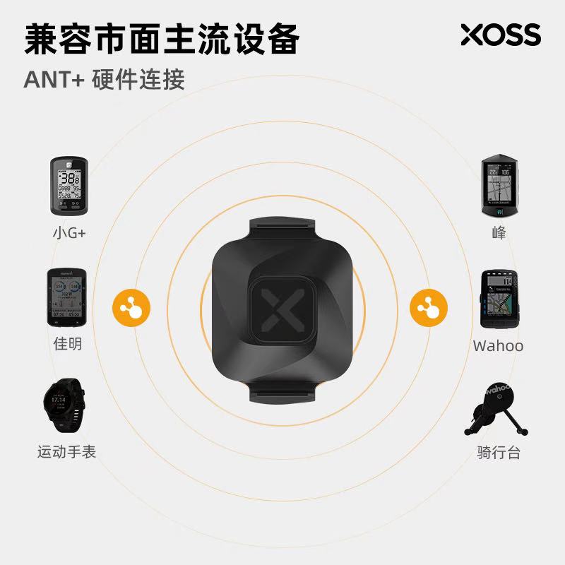 XOSS行者新品小旋风双模速度踏频器蓝牙ANT+自行车码表骑行配件-图0