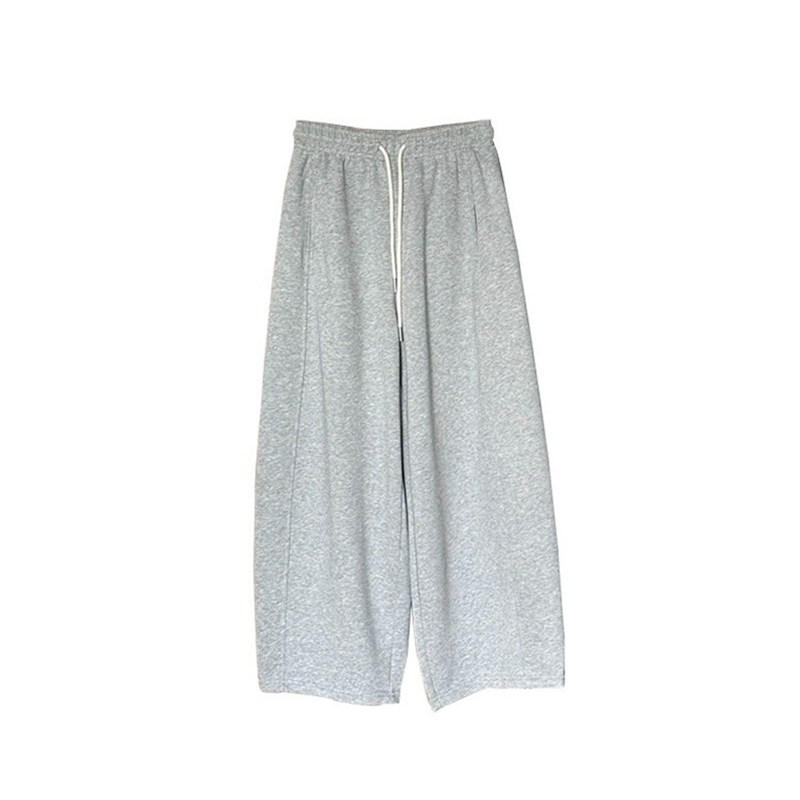 灰色九分阔腿弯刀卫裤女秋冬大码胖mm显瘦小个子休闲运动梧桐裤子,淘宝优惠券,粉丝福利购,淘宝优惠卷
