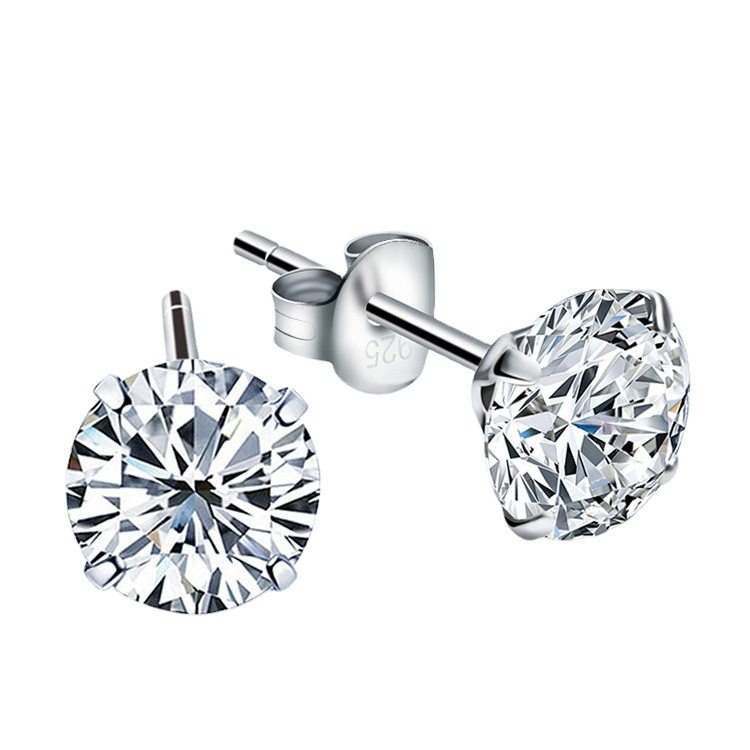 正品925银白钻宝石耳钉 银饰耳饰耳钉小饰品纯银耳饰耳钉 585034,淘宝优惠券,粉丝福利购,淘宝优惠卷