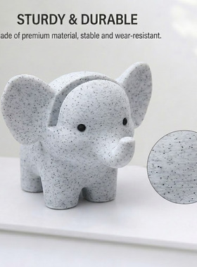 跨境新品3D打印大理石质感动物眼镜托架家居办公室桌面收纳摆件