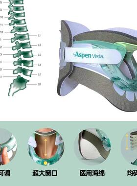 爱斯本颈托，Aspen Vista美国原装进口颈椎固定牵引器