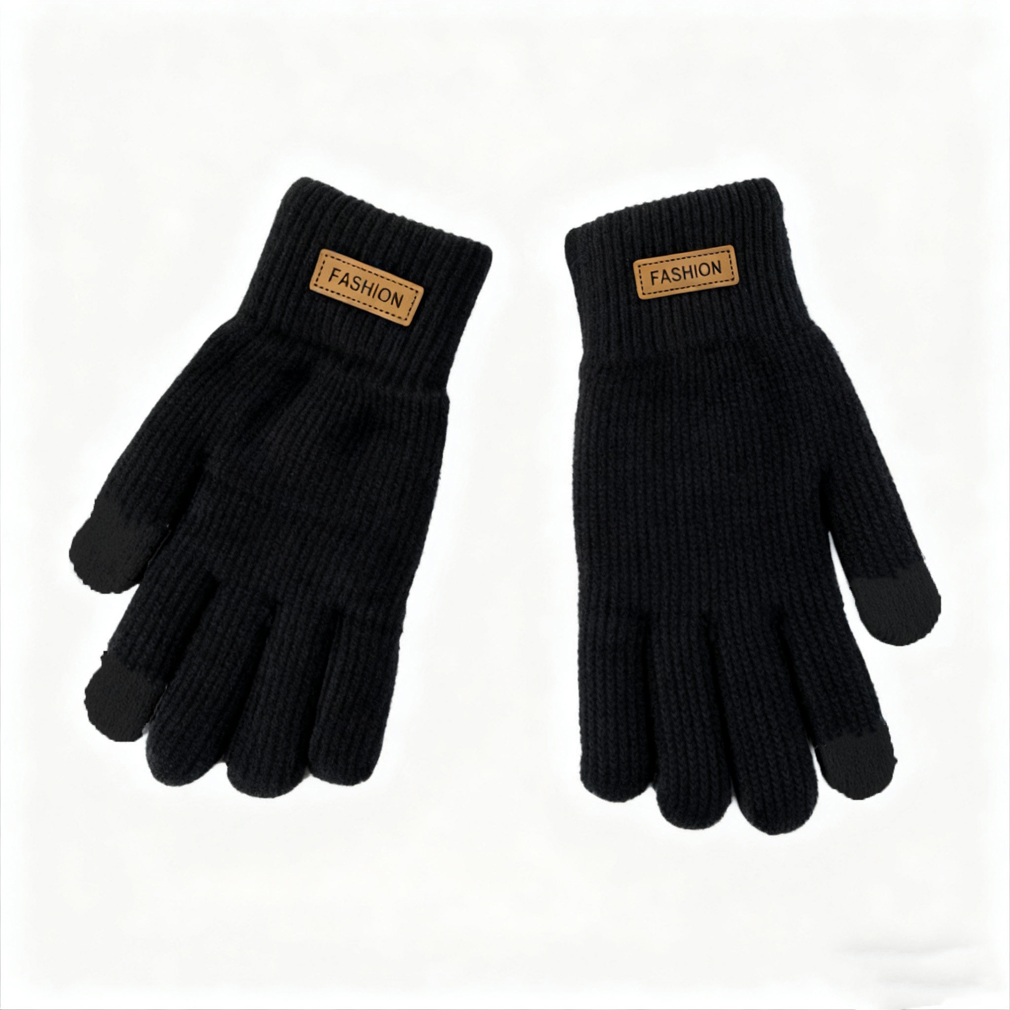 可触屏棉手套男士冬季保暖加绒加厚毛线针织骑行男女同款防寒手套,淘宝优惠券,粉丝福利购,淘宝优惠卷