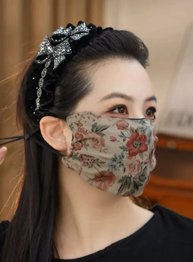 保暖口罩冬季防风防寒2026新款不勒耳女士口罩加绒加厚面罩可水洗