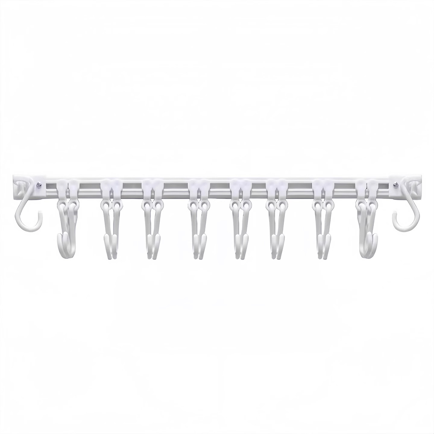 厨房收纳滑动轨道挂钩柜门收纳挂钩神器免打孔橱柜门后收纳置物架