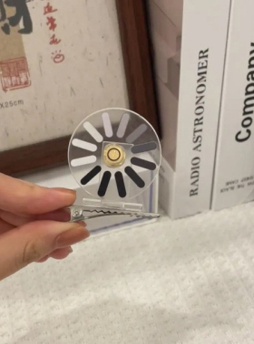 宕机发夹大脑加载中发饰搞怪创意可转圈送朋友摆件饰品