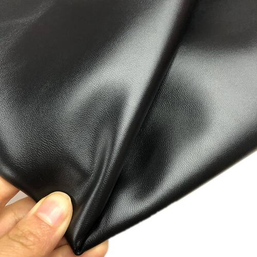 人造革绵羊纹/优质弹力软皮PU皮革面料服装革皮裤面料超柔PU皮革 - 图3