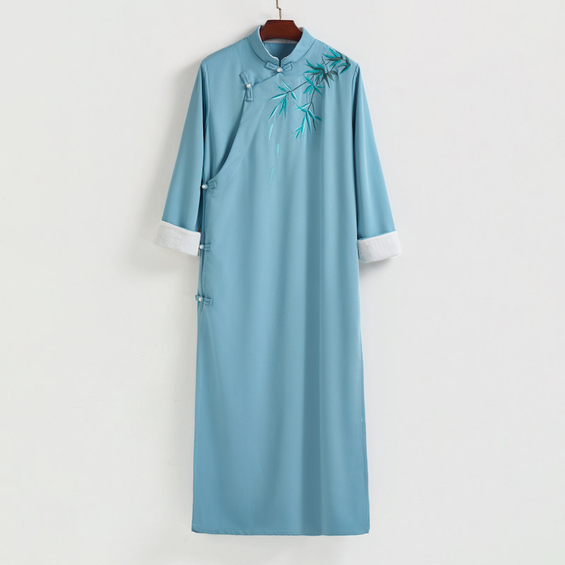 相声大褂民国唐装长袍马褂中式长衫复古说书人快板演出服相声服装,淘宝优惠券,粉丝福利购,淘宝优惠卷