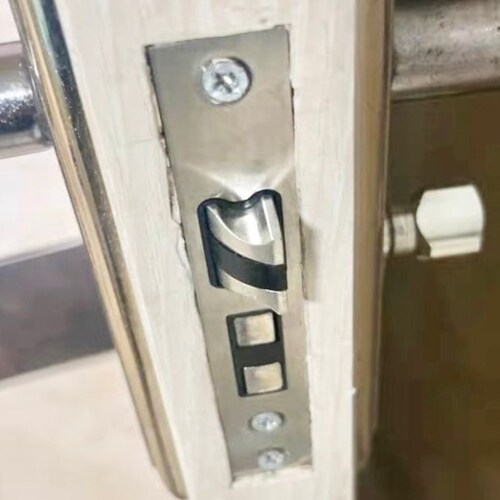 58通用型不锈钢锁芯室内门锁家用房门卧室静音锁体木门锁具锁舌. - 图2