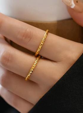 爆闪指间星河多切面戒指