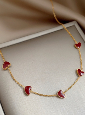 钛钢不掉色精致甜美项链