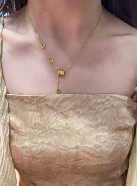 钛钢不掉色轻奢时尚项链