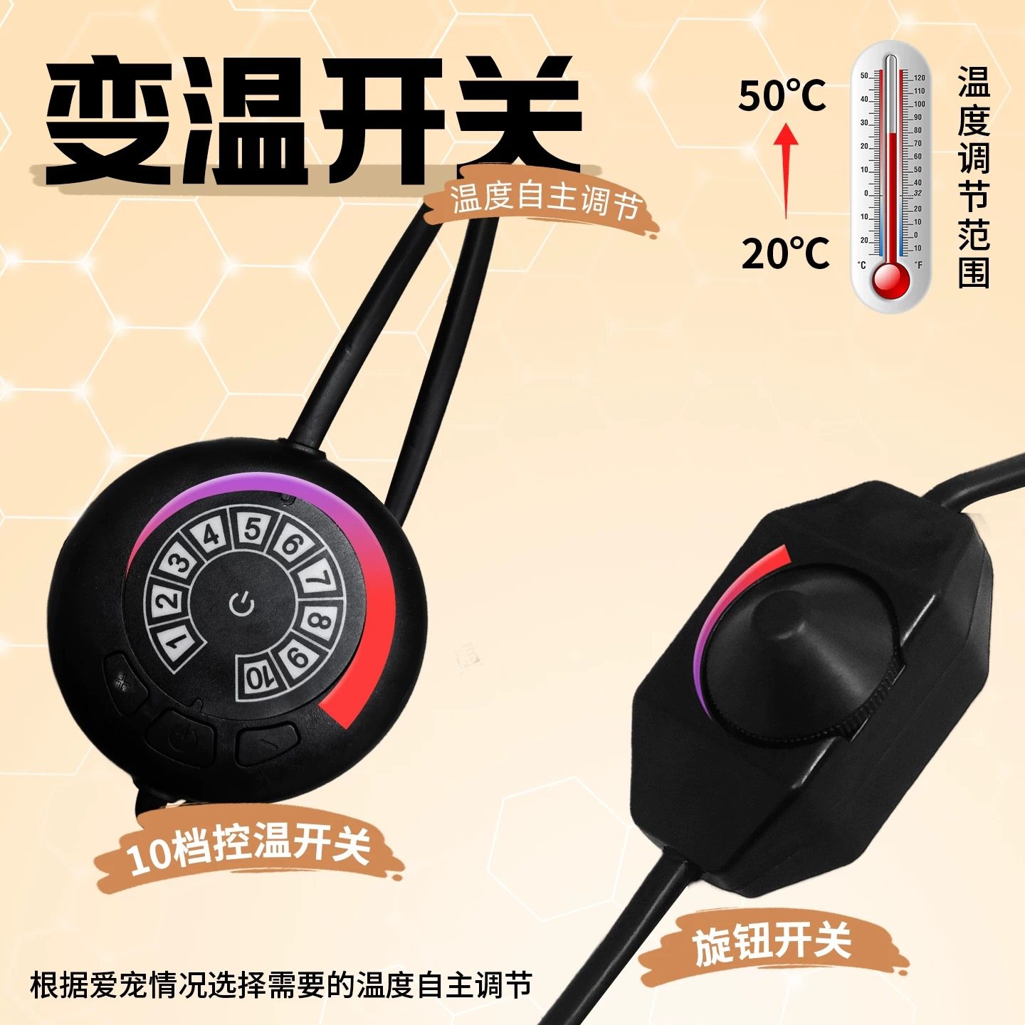 加热垫蜜袋鼯保暖神器花枝鼠鹦鹉保温灯守宫爬宠加热设备加热片,淘宝优惠券,粉丝福利购,淘宝优惠卷