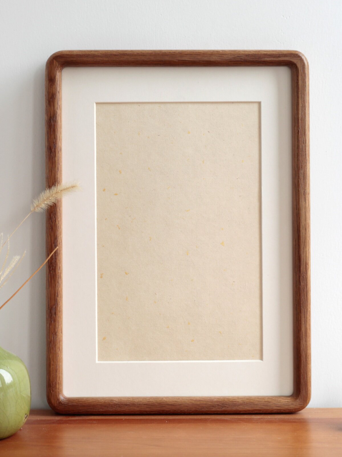 自己写横竖满月周岁按脚印空白实木相框摆件装饰挂画框礼物DIY - 图3