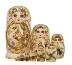 Matryoshka nhỏ 10 lớp của Nga Trẻ em vui vẻ Chúc mừng Đồ chơi sinh nhật Nhập khẩu Elm Sấy khuôn Khuôn trống - Handmade / Creative DIY mua đồ dùng mầm non tự làm Handmade / Creative DIY