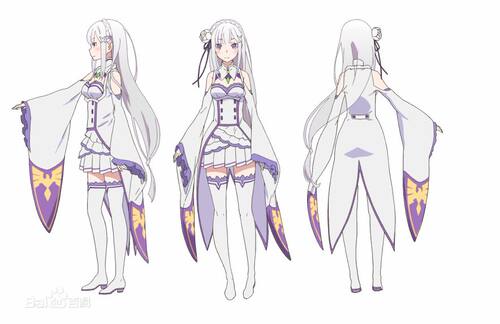漫云涧从零开始的异生活 艾米莉亚cosplay女装全套服装定制 - 图3