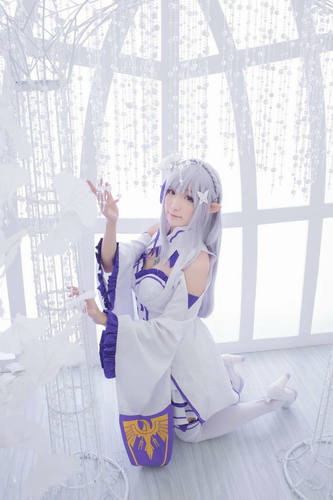 漫云涧从零开始的异生活 艾米莉亚cosplay女装全套服装定制 - 图0