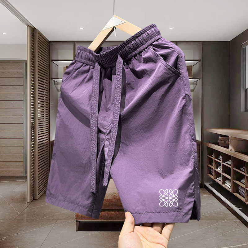 威家夏季新款刺绣男生短裤美式速干中裤宽松情侣沙滩裤男士五分裤,淘宝优惠券,粉丝福利购,淘宝优惠卷