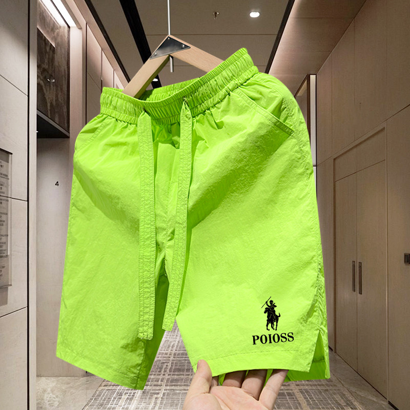 2025夏季新款刺绣男生短裤美式速干中裤宽松情侣沙滩裤男士五分裤,淘宝优惠券,粉丝福利购,淘宝优惠卷