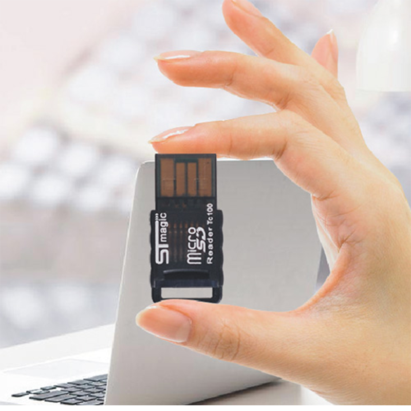 赛帝 迷你读卡器内存卡tf卡手机高速usb小转换器 - 图1