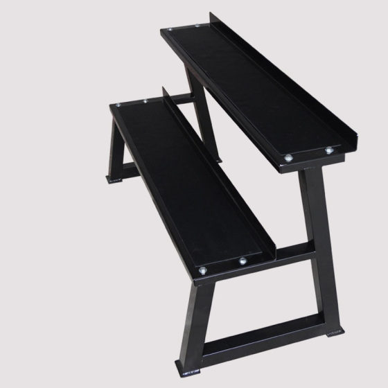 Hengda double layer kettlebell rack storage rack storage rack
