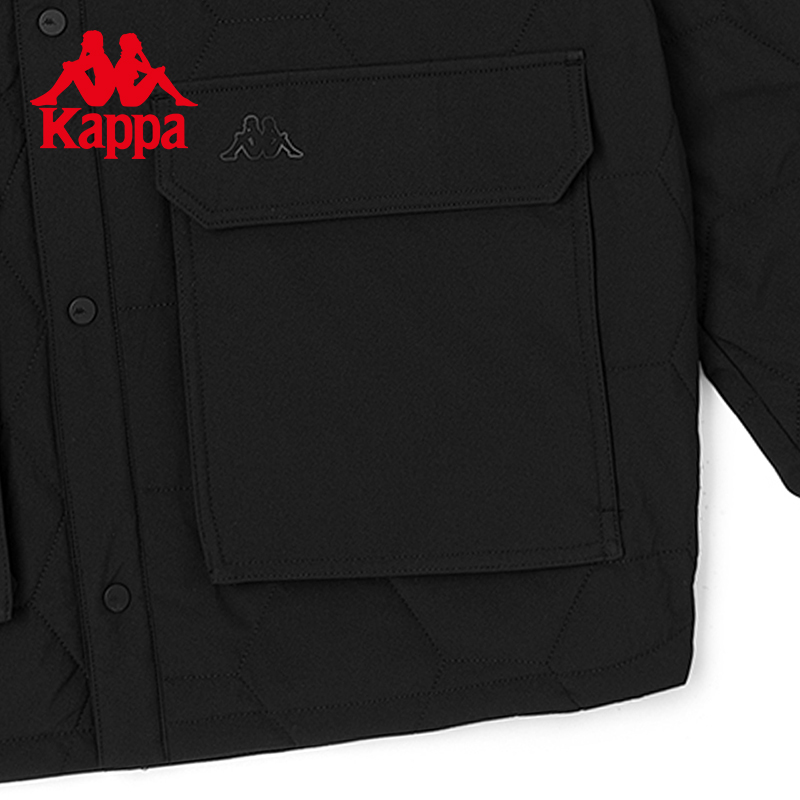 Kappa卡帕棉服新款男冬季衬衫棉服户外防寒保暖外套K0C72MM01 - 图2