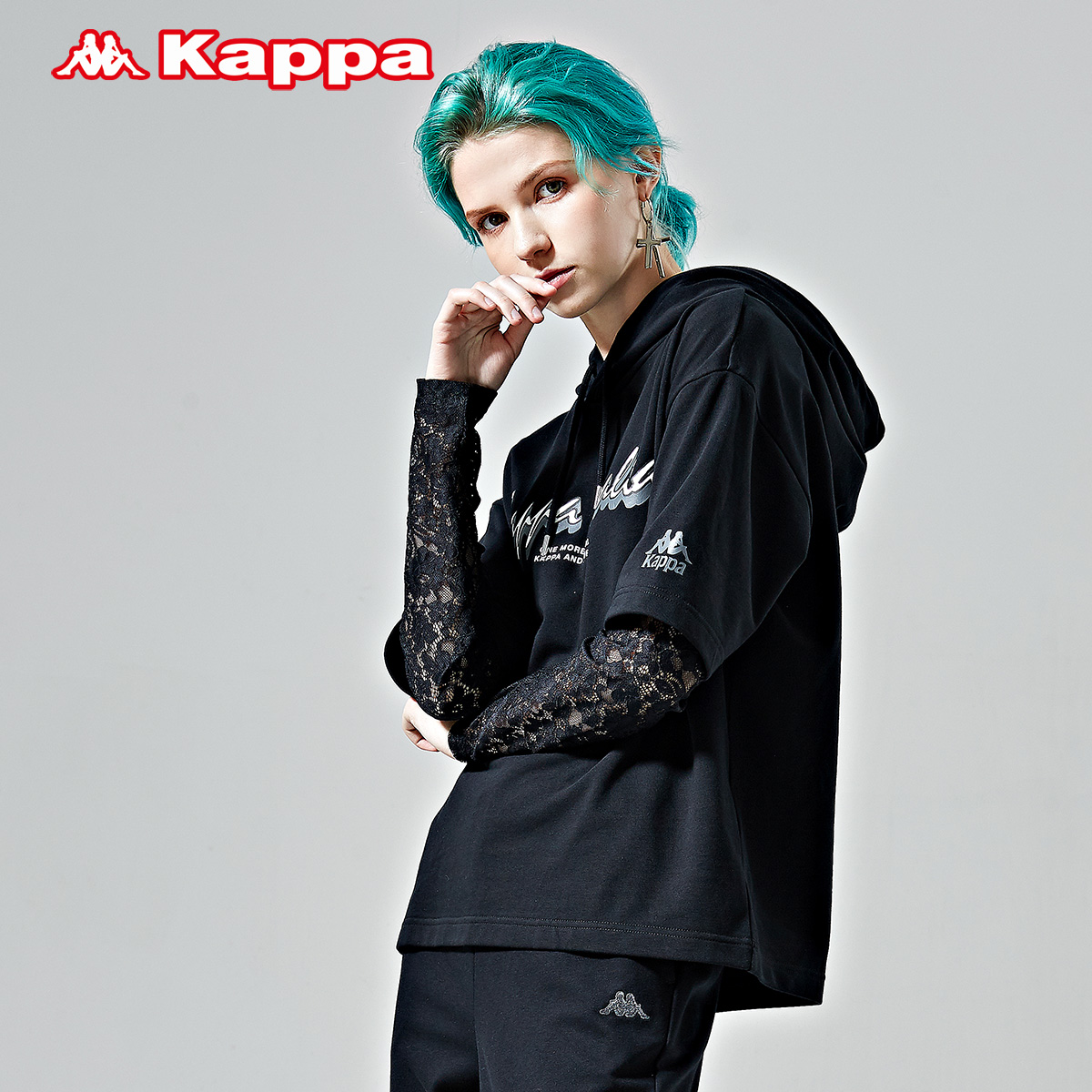 Kappa Kappa Women's Sports Sweater Casual Long Sleeve Pullover Hoodie Outerwear | K0962MT02D