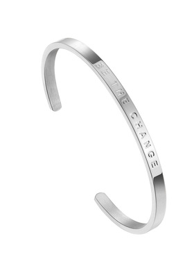 钛钢手镯BETHECHANGE简约时尚