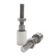 Cold storage door rail anti-collision limit positioning wheel door pulley