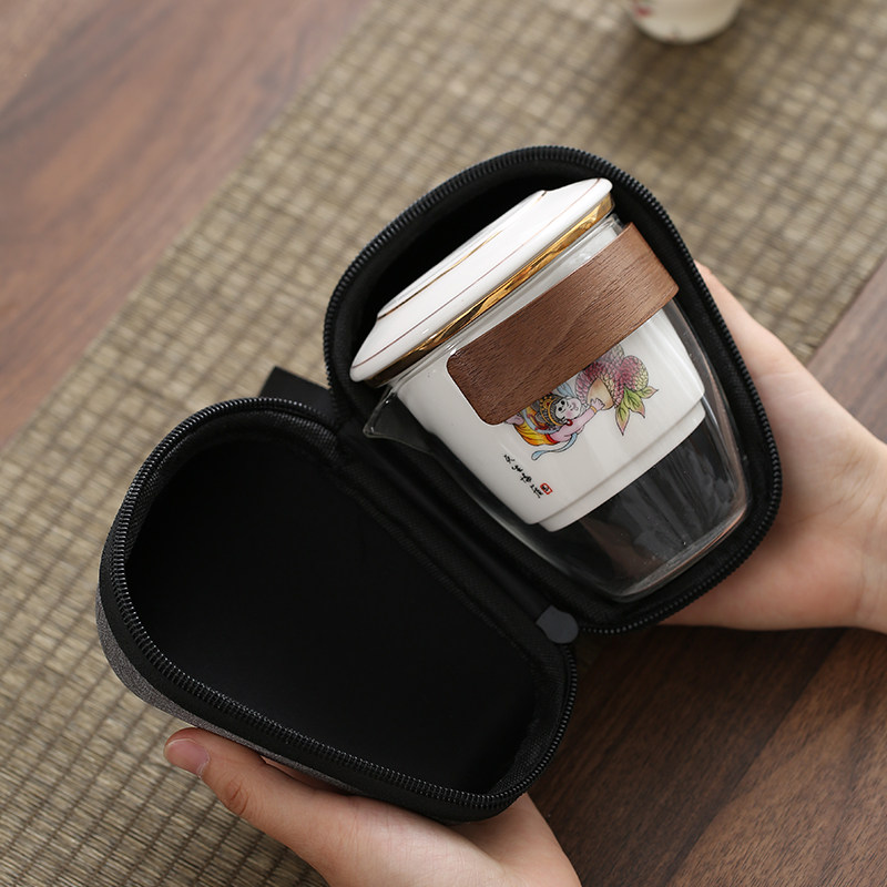 Guoyi carefully selected portable travel tea set