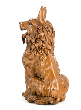 紫铜狗摆件客厅办公室装饰