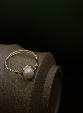 女注金简约不褪色珍珠原创